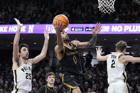 Buie stars as Northwestern tops Edey and No. 1 Purdue for 2nd straight season